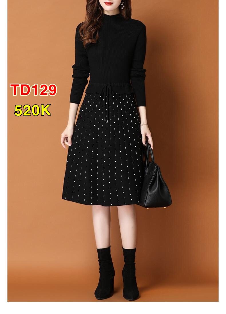 Đầm Suông Len Bi - TD129